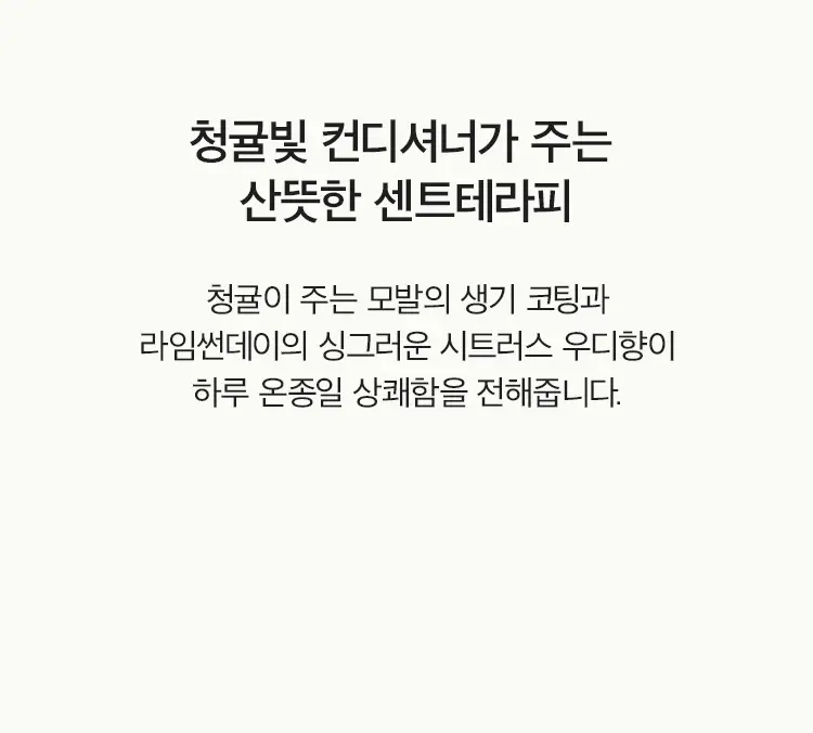 [지성두피/수분케어] 아닐로 라임썬데이 리프레시 헤어 컨디셔너 150ml 상세페이지 10